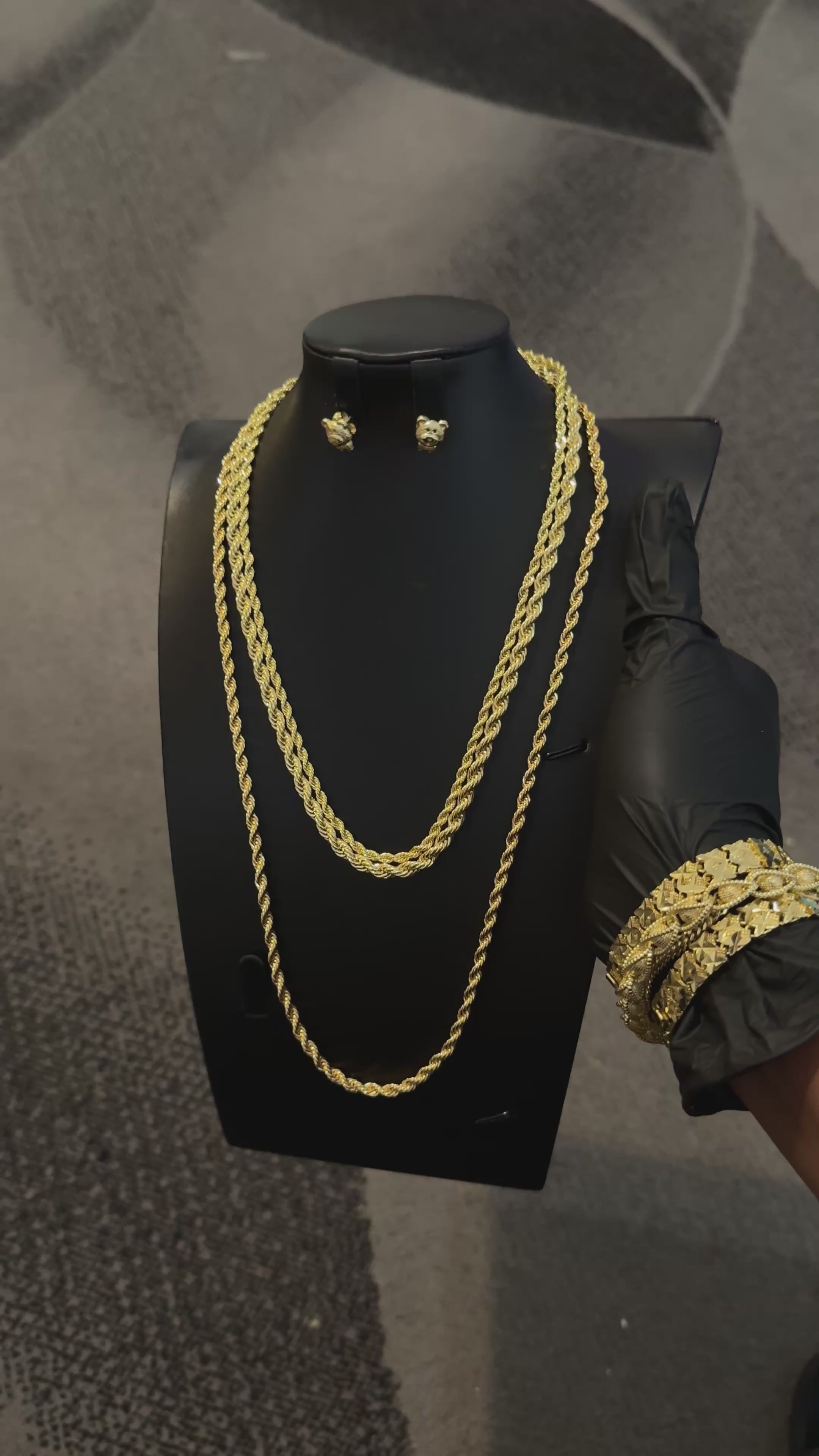 Twist Gold Lookalike Chain Necklace