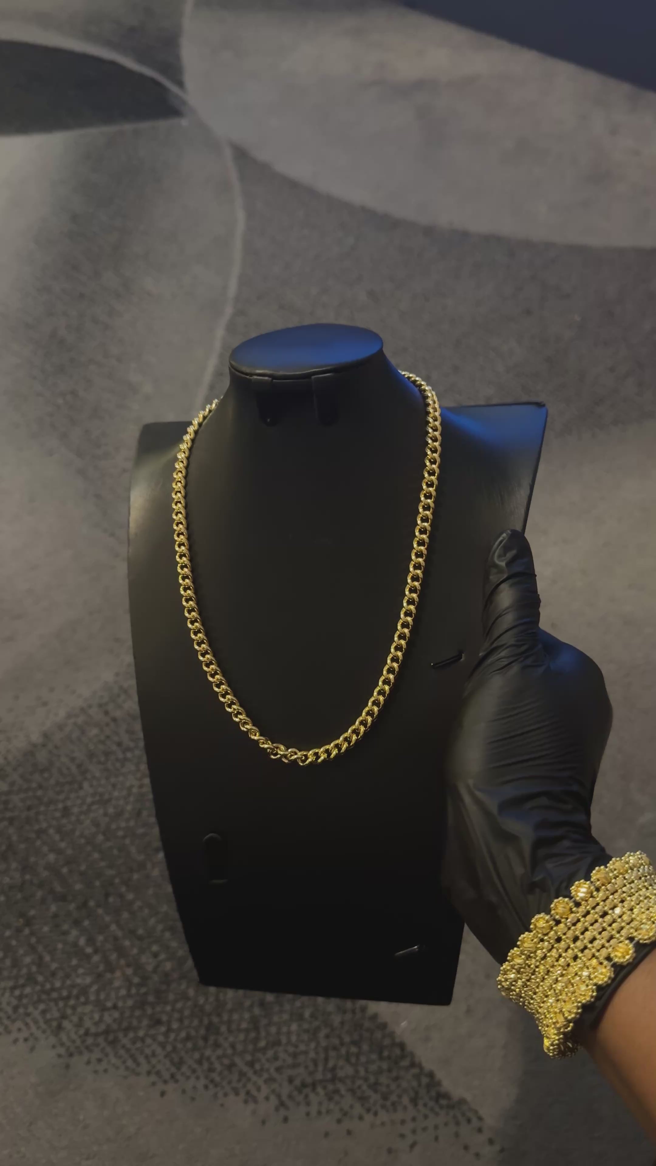 Cuban link Gold Lookalike Chain Necklace